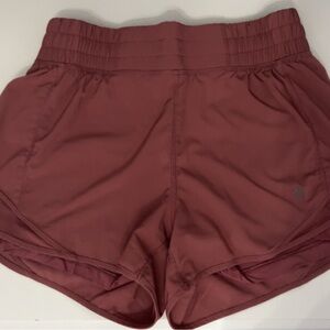 brick red mpg workout shorts